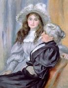 Pierre-Auguste Renoir Portrait of Berthe Morisot and daughter Julie Manet, Germany oil painting artist